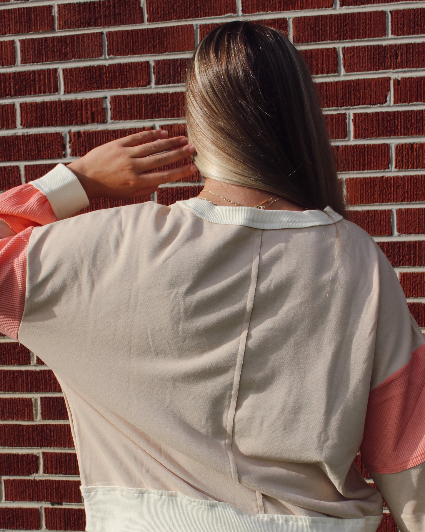 Peach Perfect Pull Over