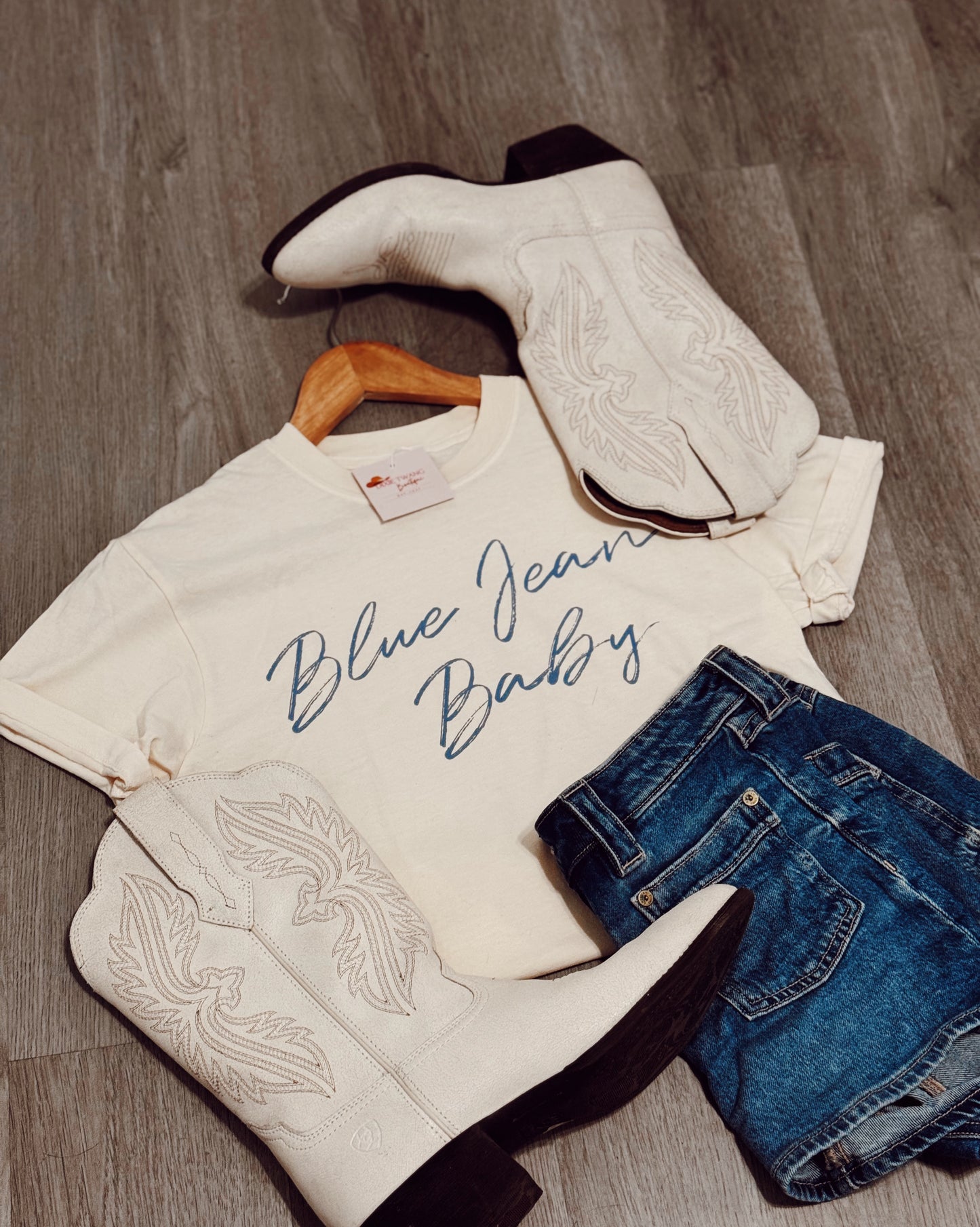 Blue Jean Baby Tee