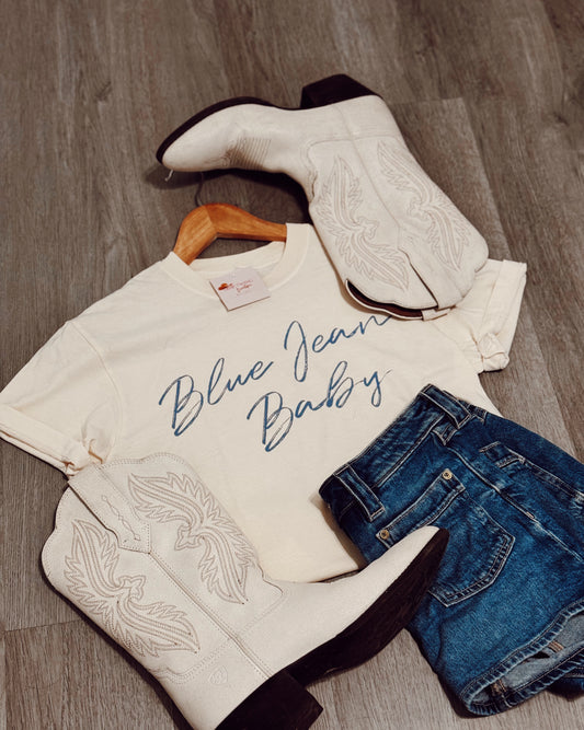 Blue Jean Baby Tee