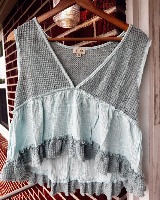 Daisy Mae Top (Sky Blue)