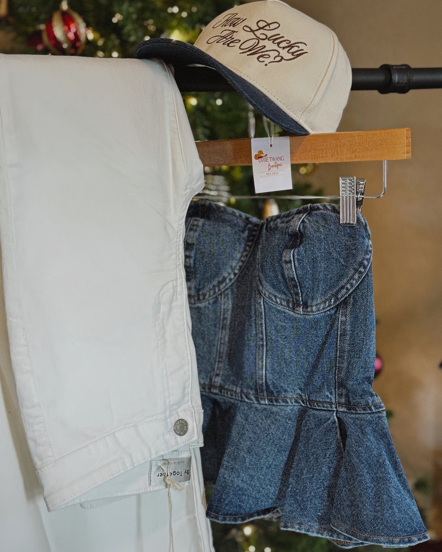 Rodeo Ruffle Denim Top