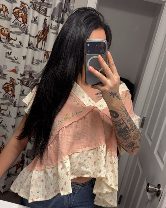 Down in Dixie Top (Salmon)