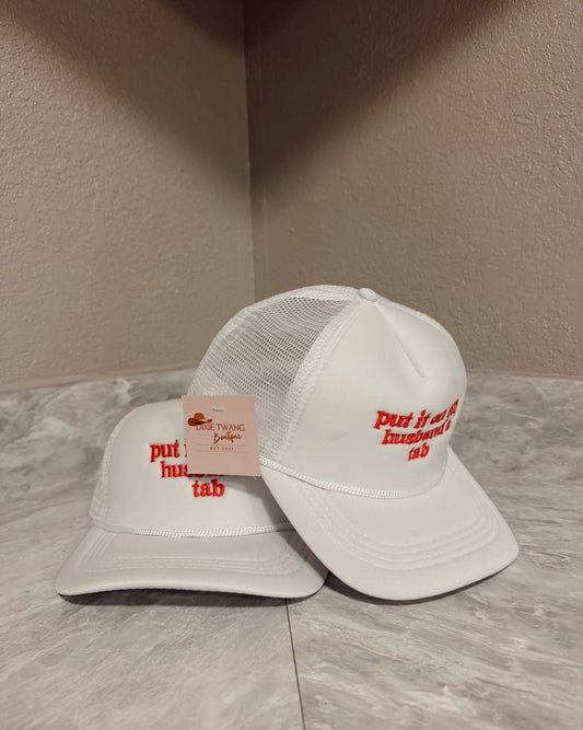 Husbands Tab Trucker Cap