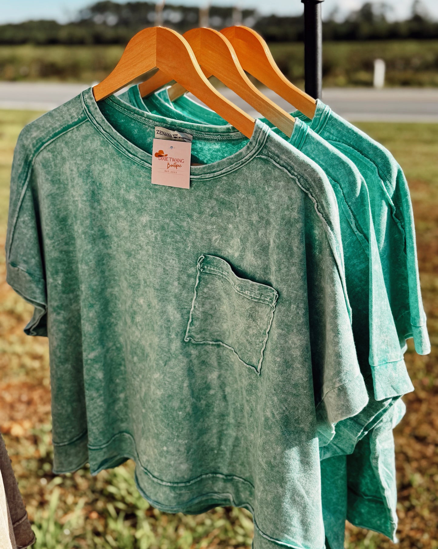 Snow Washed Oversized Tee