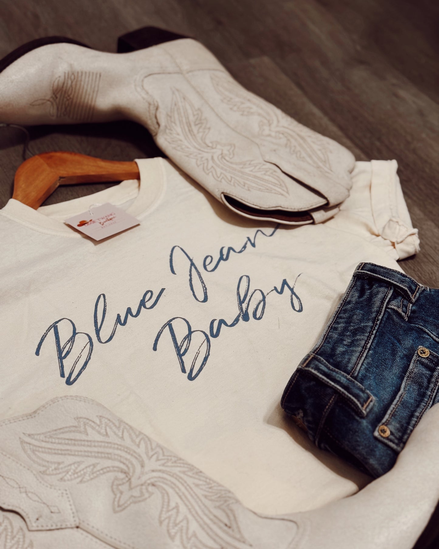 Blue Jean Baby Tee