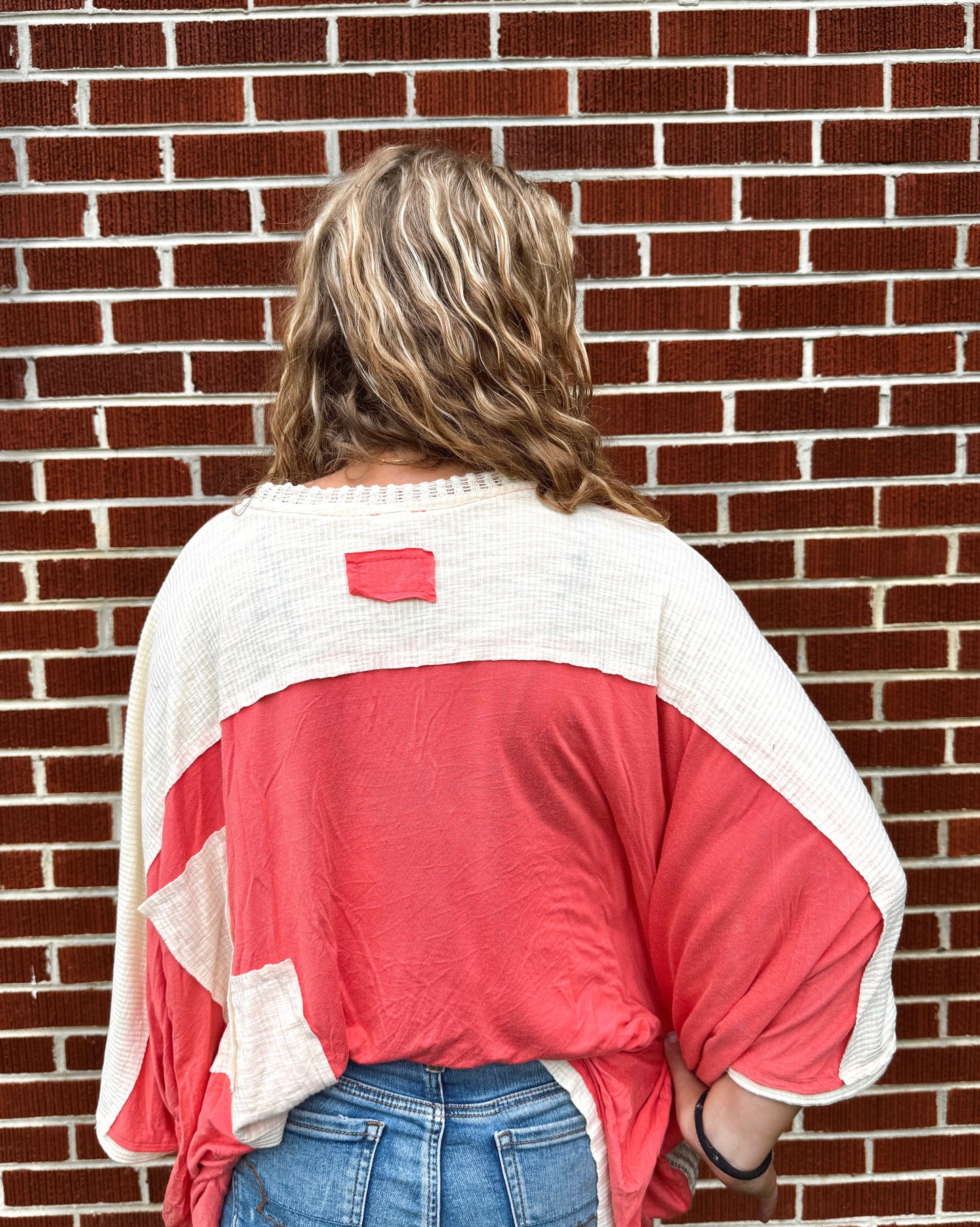 Pink Skies Oversized Top