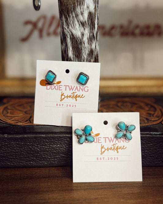 Turquoise Studs