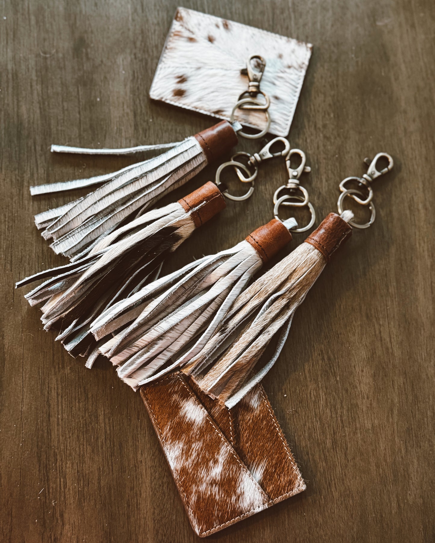 CountrySide Cowhide Tassel Charm