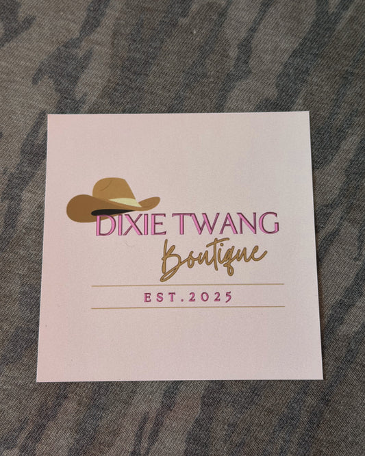 DIXIE TWANG DECAL STICKER